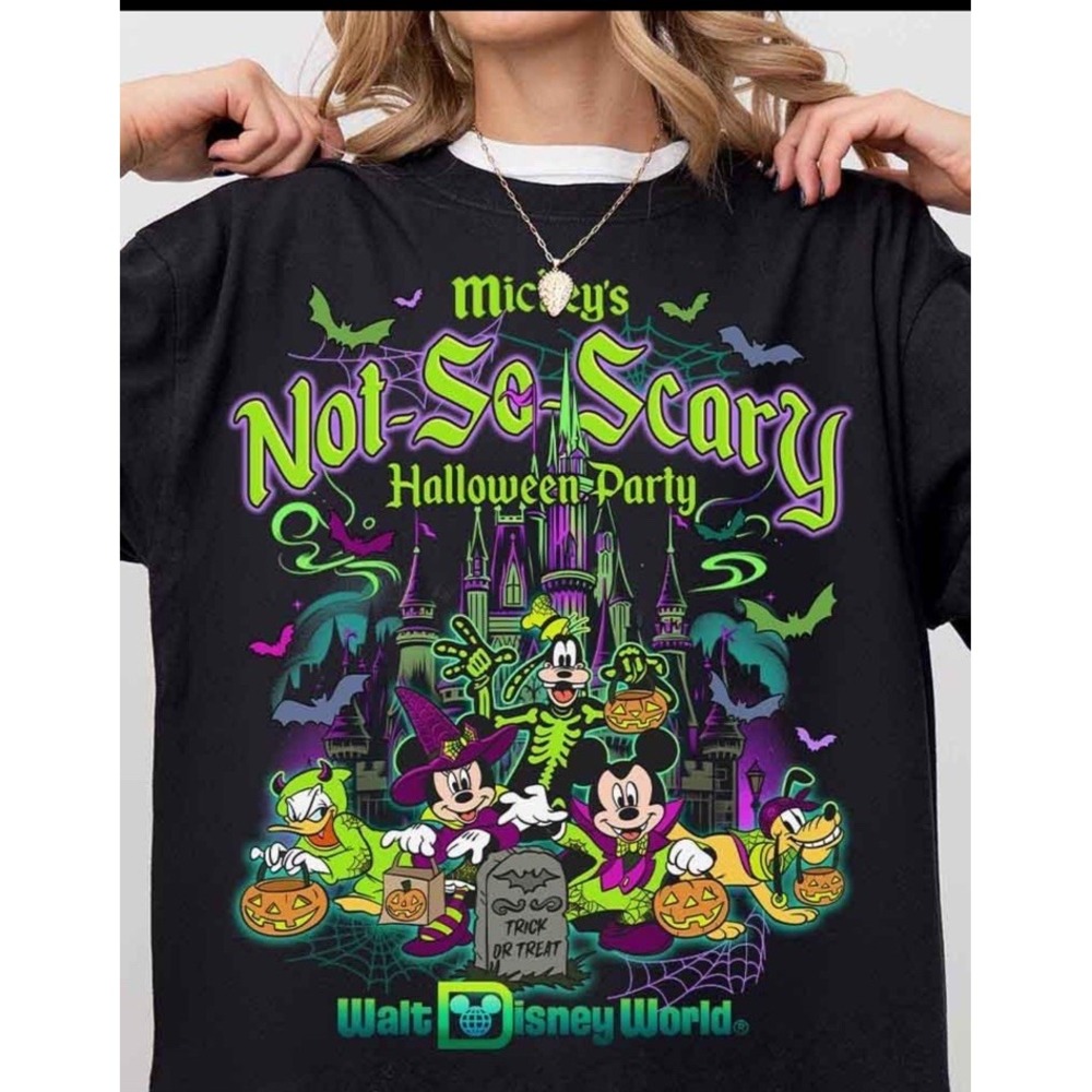Walt Disney World Not So Scary Halloween T-Shirt‎ Adult Unisex Medium